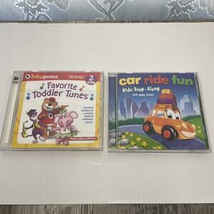 CD set Kids Car Ride Music Baby Genius Favorite Toddler Tunes Kids Sing Along